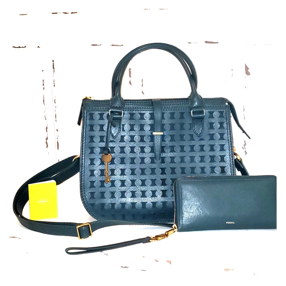 Fossil Ryder purse with matching wallet